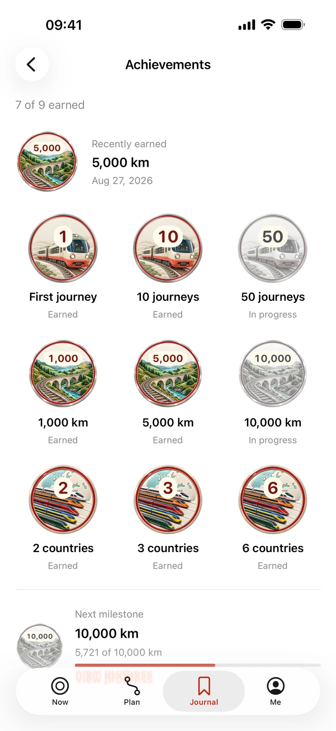 A year of travel on one shelf.